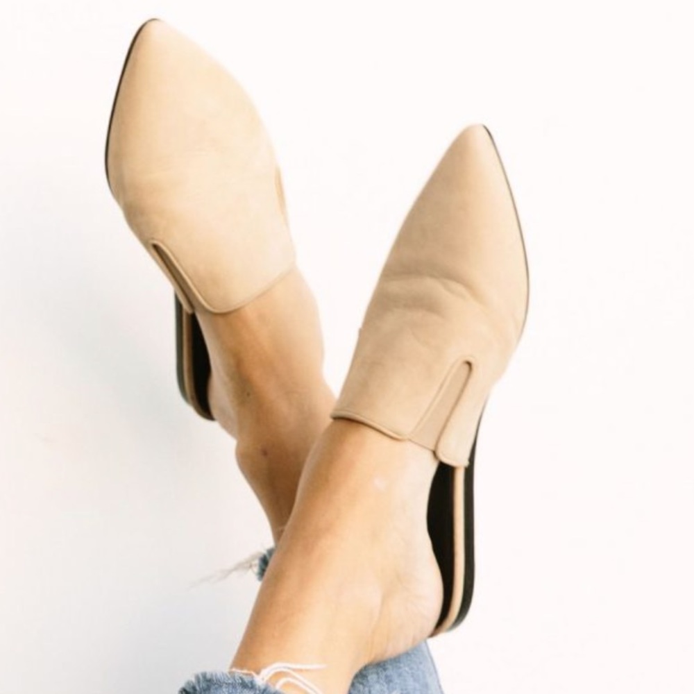 Jenni Kayne Tan Suede Mules